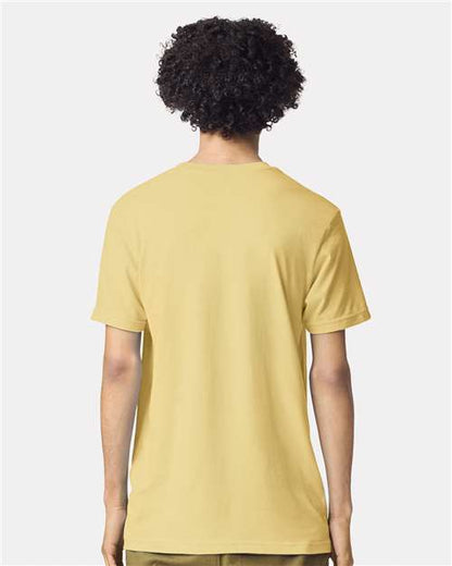 American Apparel 2001CVC - Heather Yellow (Back)
