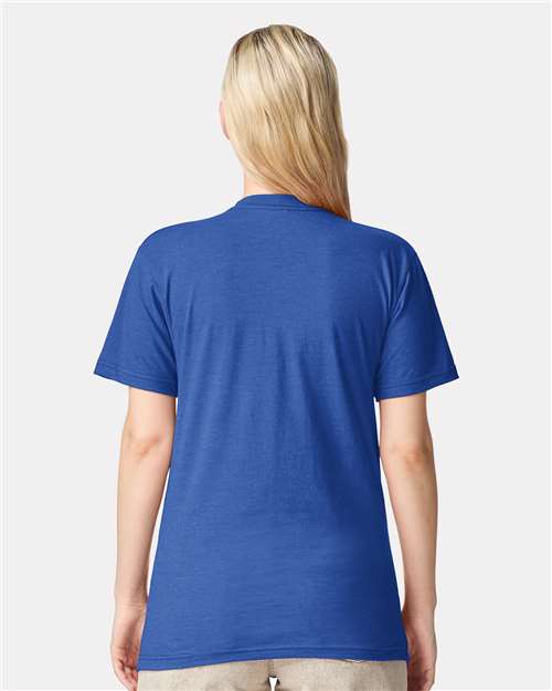 American Apparel 2001CVC - Heather Royal Blue (Back)