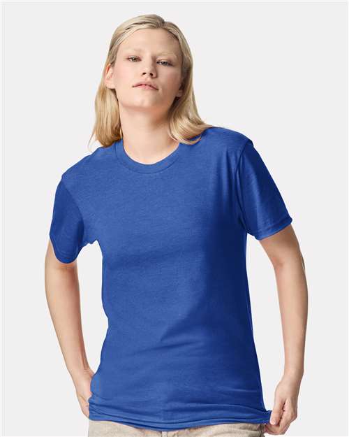 American Apparel 2001CVC - Heather Royal Blue (Front)
