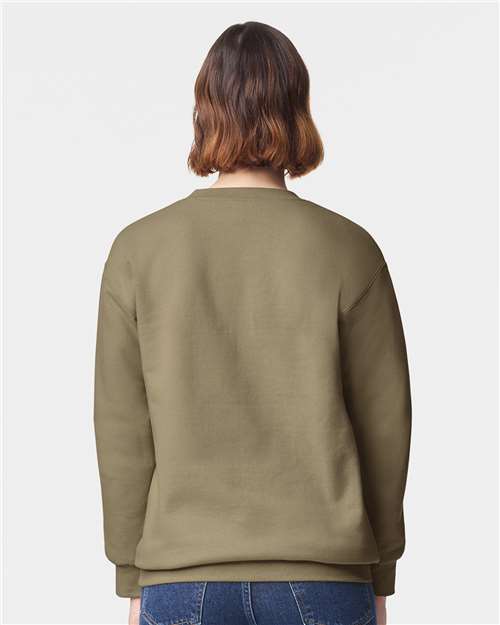 Gildan 19000 - Olive (Back)