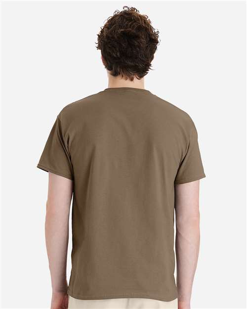 Hanes 5280 - Coyote Brown (Back)