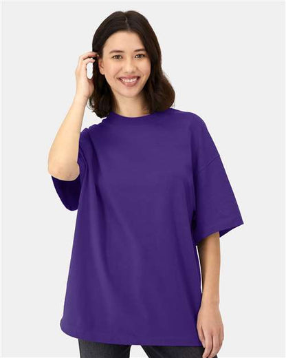 Hanes 5180R - Athletic Purple (Front)