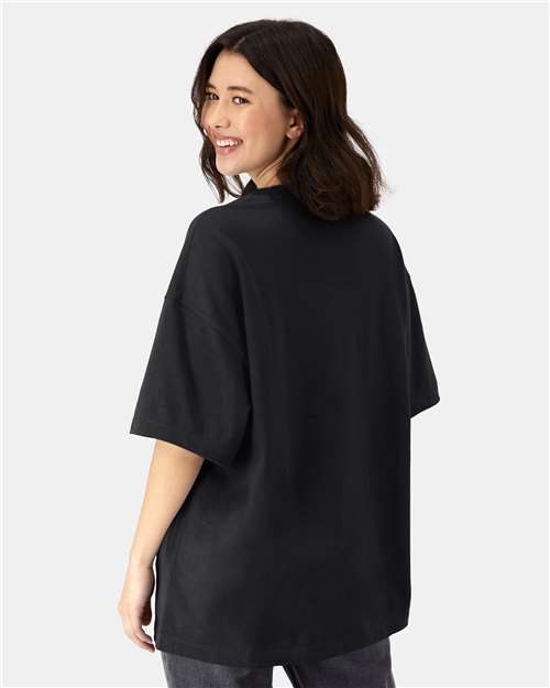Hanes 5180R - Black (Back)