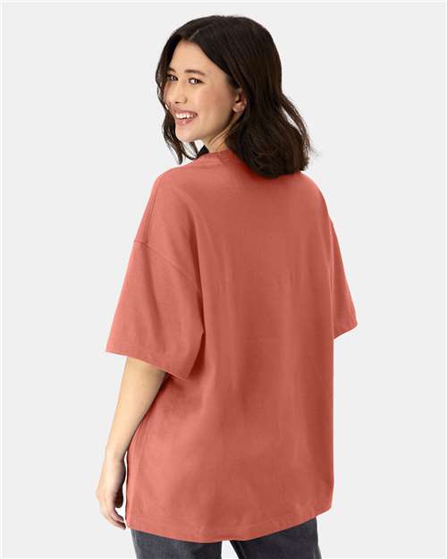 Hanes 5180R - Picante Pink (Back)