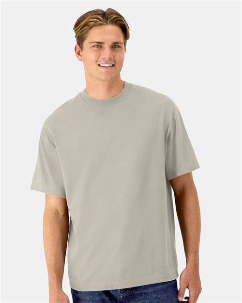 Hanes 5180R - Sand (Front)