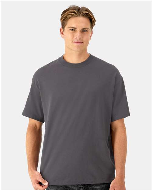 Hanes 5180R - Smoke Grey (Front)