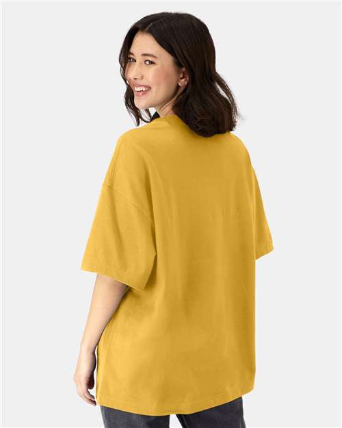 Hanes 5180R - Royal Gold (Back)