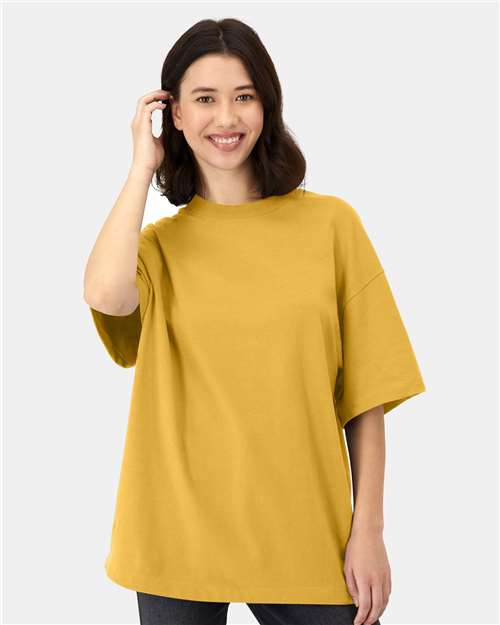 Hanes 5180R - Royal Gold (Front)
