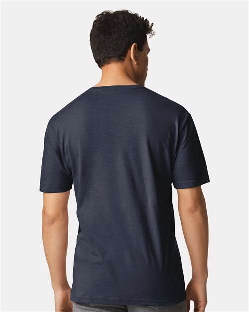 Gildan 3000 - Heather Navy (Back)