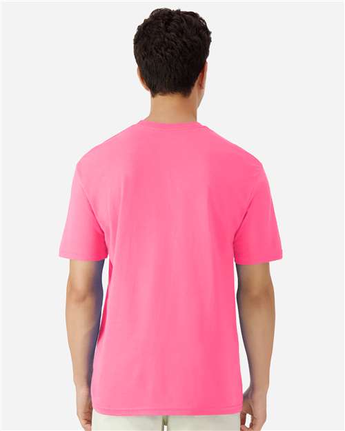 Gildan 3000 - Safety Pink (Back)
