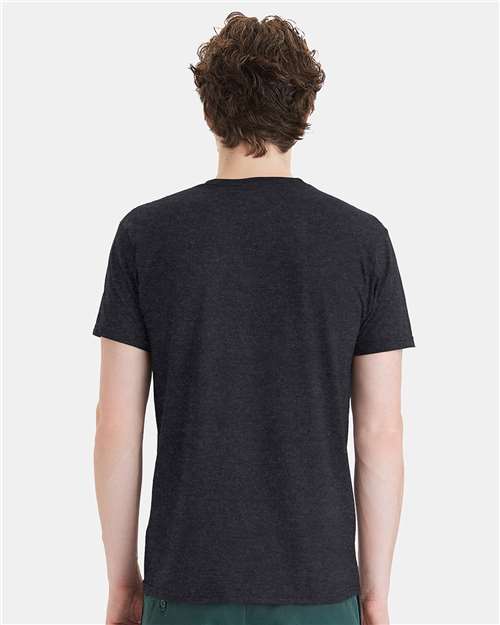 Hanes 498PT - Charcoal Heather (Back)