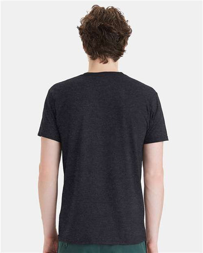 Hanes 498PT - Charcoal Heather (Back)