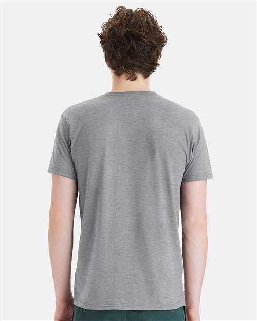 Hanes 498PT - Light Steel (Back)
