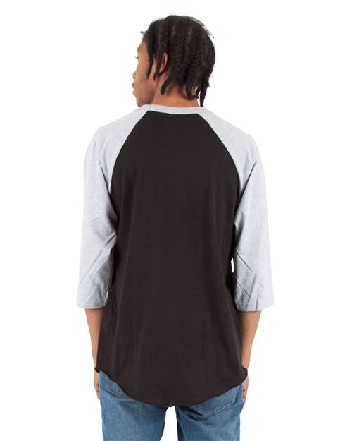 Shaka Wear SHRAG - Black/ Heather Grey (Back)