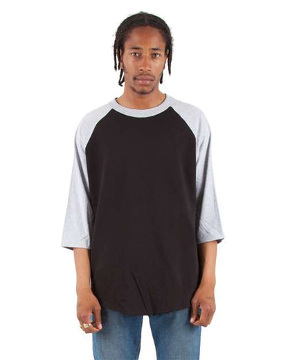 Shaka Wear SHRAG - Black/ Heather Grey (Front)