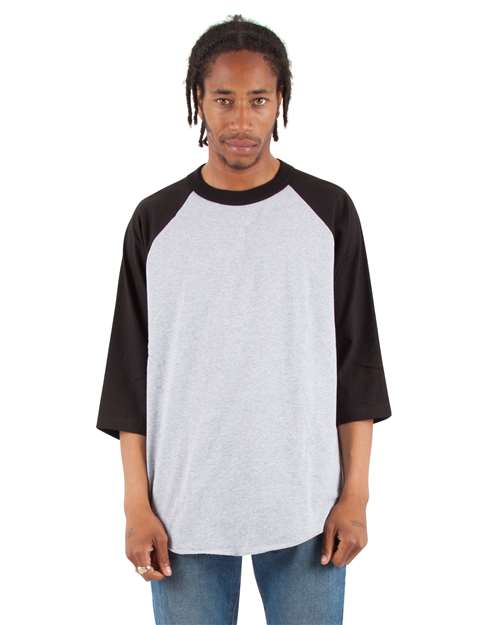 Shaka Wear SHRAG - Heather Grey/ Black (Front)