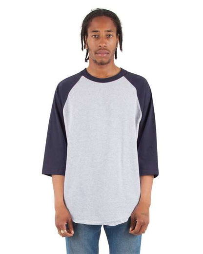 Shaka Wear SHRAG - Heather Grey/ Navy (Front)