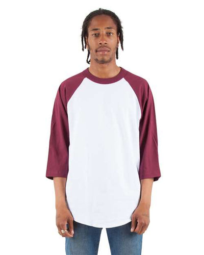 Shaka Wear SHRAG - White/ Burgundy (Front)
