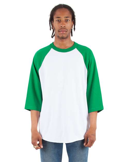 Shaka Wear SHRAG - White/ Kelly Green (Front)