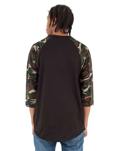 Shaka Wear SHRAGCM - Black/ Camo Green (Back)