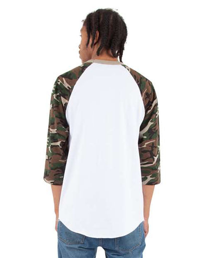 Shaka Wear SHRAGCM - White/ Camo Green (Back)
