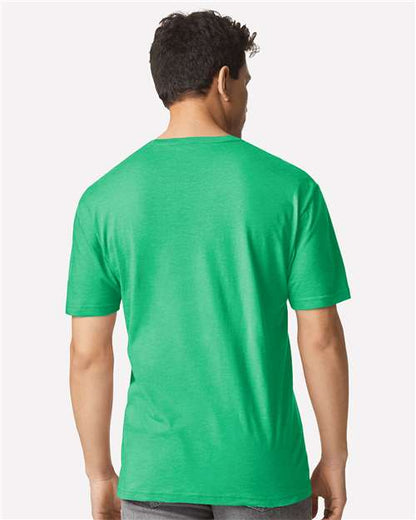 Gildan 3000 - Heather Irish Green (Back)