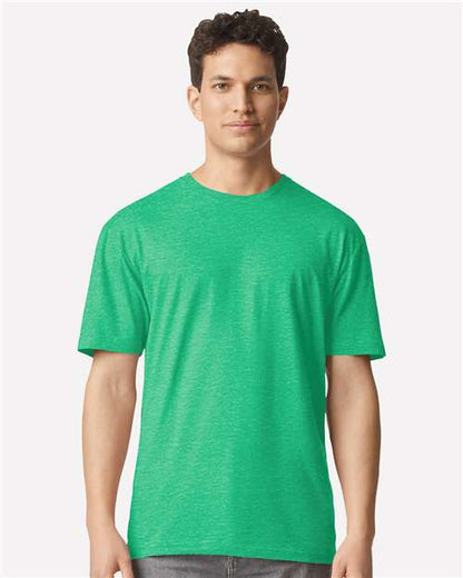 Gildan 3000 - Heather Irish Green (Front)