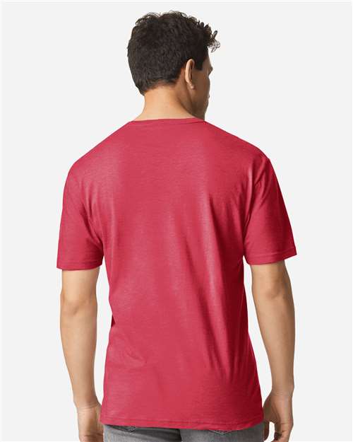 Gildan 3000 - Heather Red (Back)