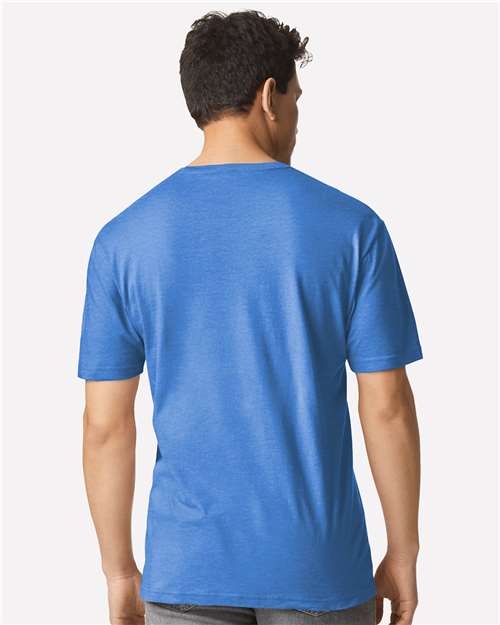 Gildan 3000 - Heather Royal (Back)