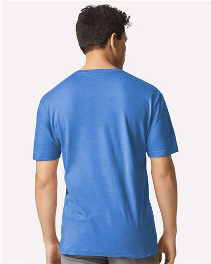 Gildan 3000 - Heather Royal (Back)