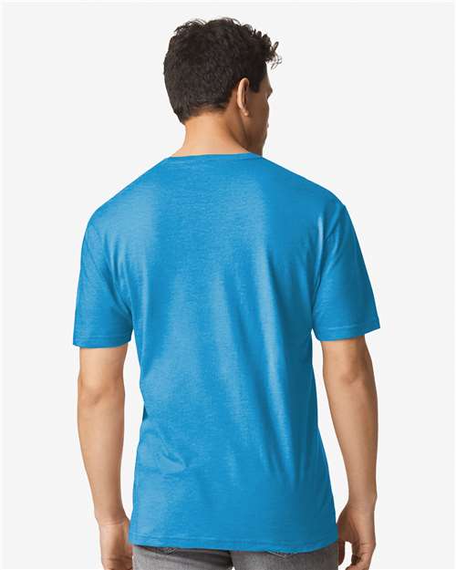 Gildan 3000 - Heather Sapphire (Back)