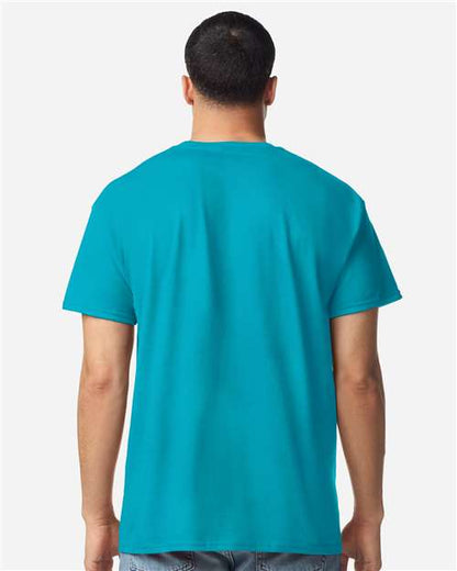 Gildan 3000 - Tropical Blue (Back)