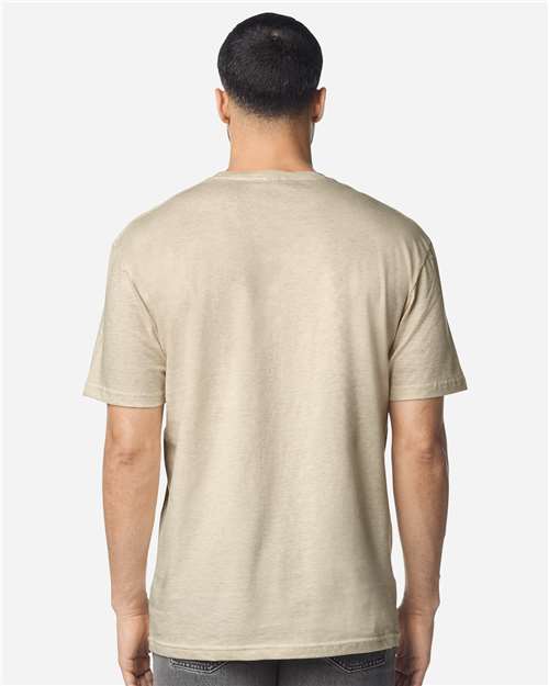 Gildan 64000 - Heather Oatmeal (Back)