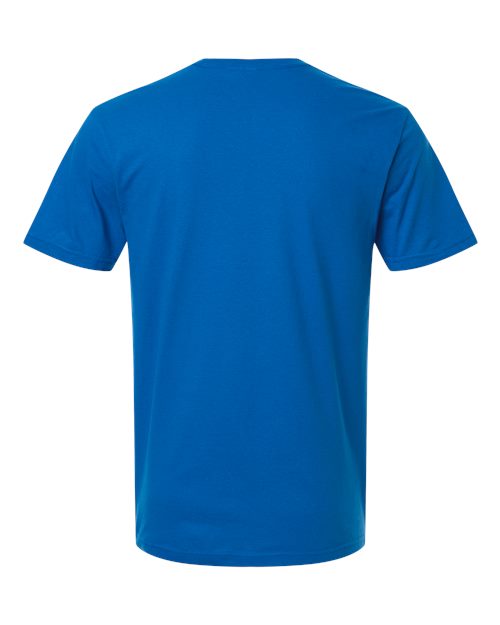 Gildan 64000 - Neon Blue (Back)