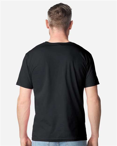 Gildan 64PLSMA - Black (Back)