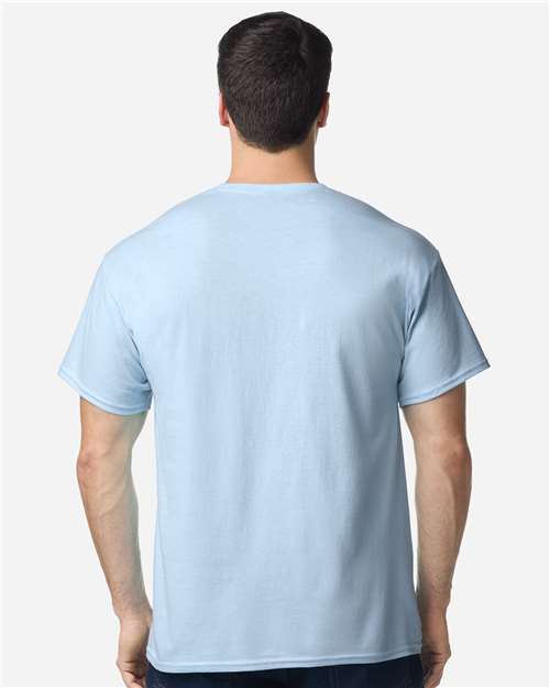 Gildan 64PLSMA - Light Blue (Back)