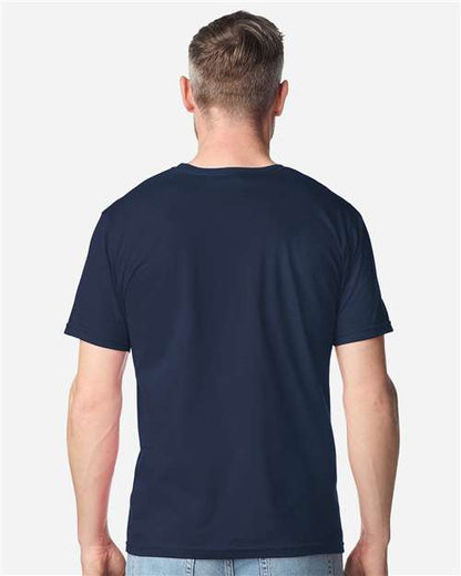 Gildan 64PLSMA - Navy (Back)