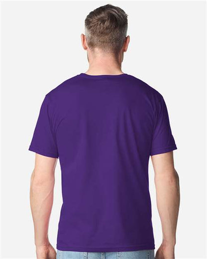 Gildan 64PLSMA - Purple (Back)