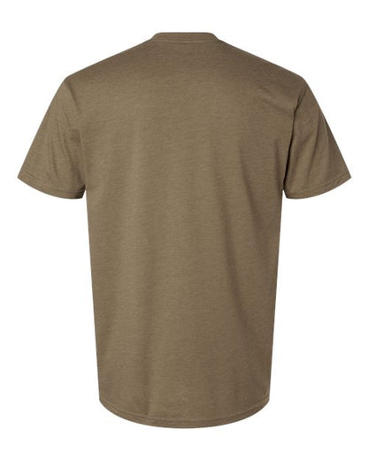 Next Level 6210 - Heather Coyote Brown (Back)