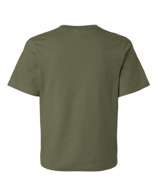 BELLA + CANVAS 6110 - Military Green (Back)