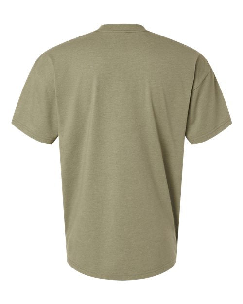 Next Level 7200 - Heather Light Olive (Back)