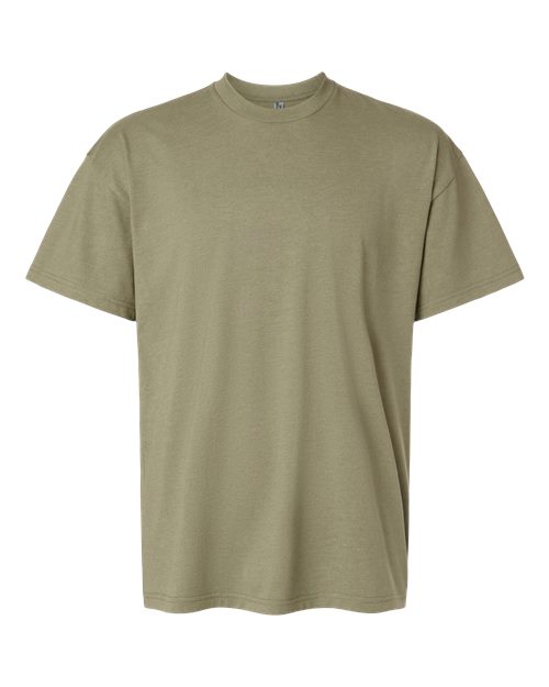 Next Level 7200 - Heather Light Olive (Front)
