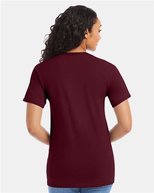 Hanes 5280 - Maroon (Back)