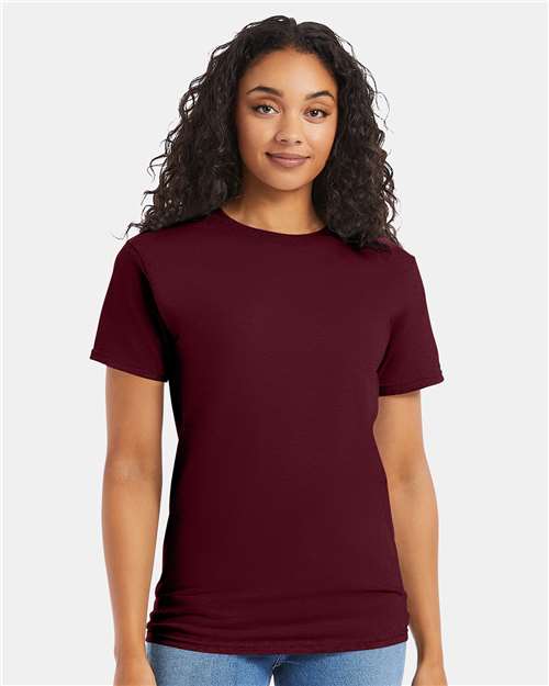 Hanes 5280 - Maroon (Front)