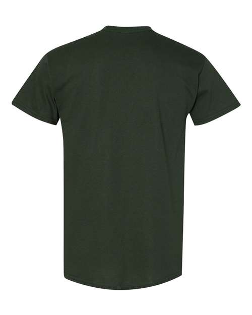 Gildan 5000 - Forest Green (Back)