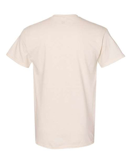 Gildan 5000 - Natural (Back)