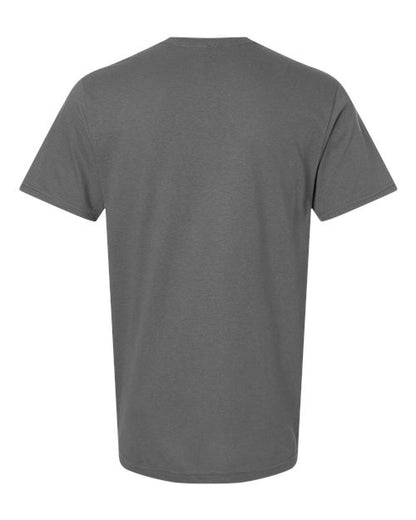 Gildan 64000 - Charcoal (Back)