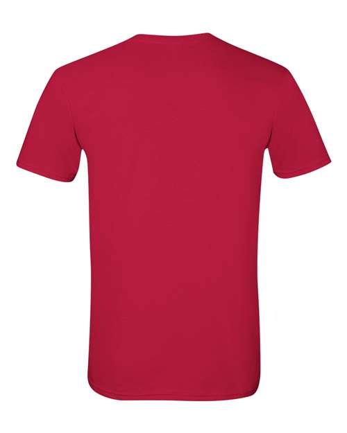 Gildan 64000 - Cherry Red (Back)