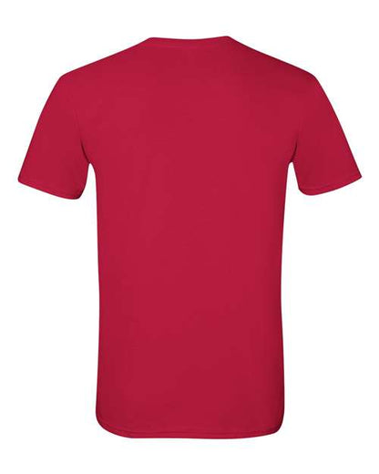 Gildan 64000 - Cherry Red (Back)