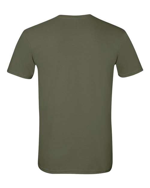 Gildan 64000 - Military Green (Back)
